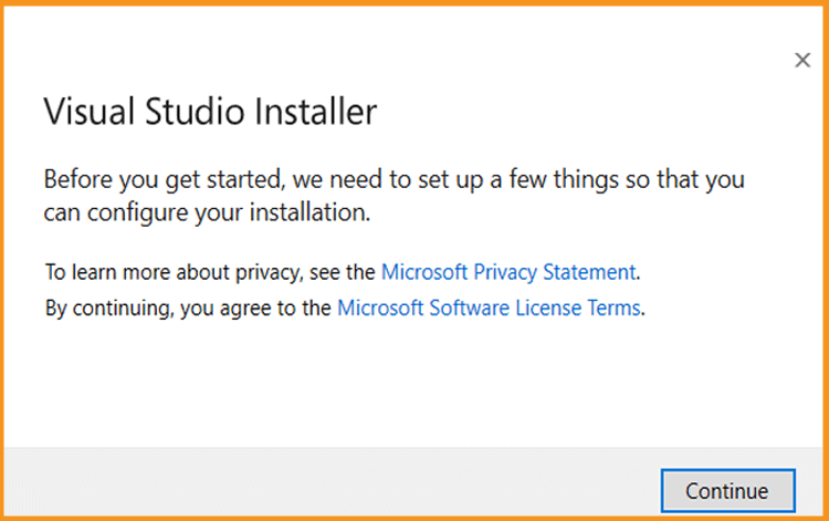 Install Visual Studio 2019