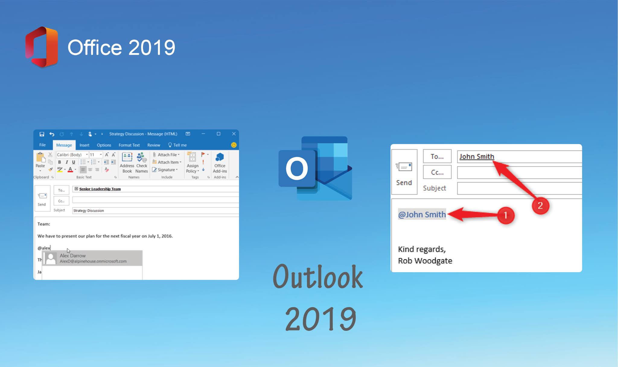 outlook office 2019