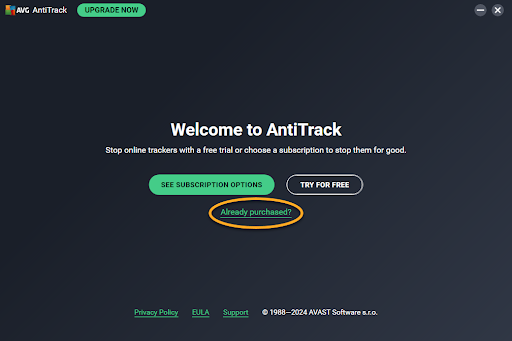 AVG AntiTrack sur Windows