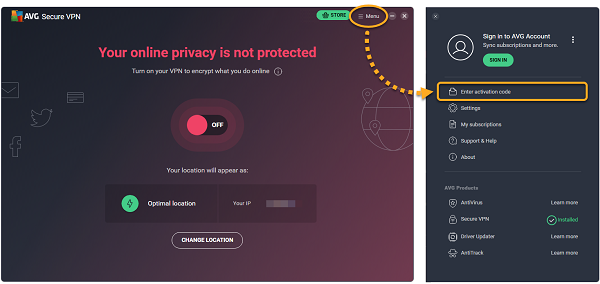 AVG Secure VPN AVG Secure VPN