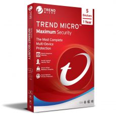 Trend Micro Maximum Security 2023-2024, Runtime: 1 Year, Device: 5 Device, image 