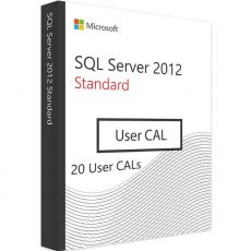 SQL Server 2012 Standard - 20 User CALs, Client Access Licenses: 20 CALs, image 