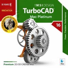 TurboCAD Mac 16 Platinum, Runtime: 1 Year, image 
