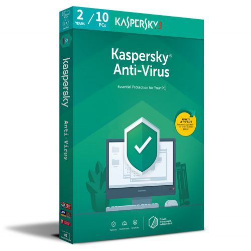 Kaspersky Anti-Virus 2026-2028, Runtime: 2 Years, Appareils: 10 Appareils, image 