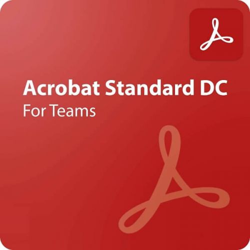 Acrobat Standard DC for Teams, Runtime: 1 Year, Users: 1 User, image 