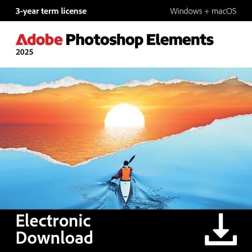 Adobe Photoshop Elements 2025, Type of license: New, Versions: Windows, image 