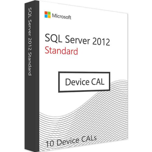 SQL Server 2012 Standard - 10 Device CALs, Client Access Licenses: 10 CALs, image 