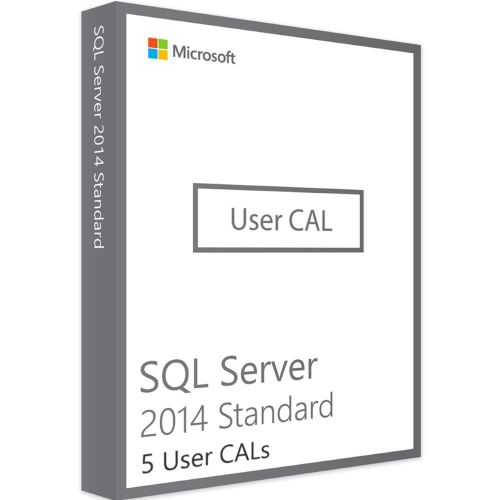 SQL Server 2014 Standard - 5 User CALs, Client Access Licenses: 5 CALs, image 