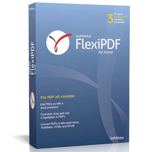 FlexiPDF NX Home 2022 3 PCs, PC: 3 PCs, image 