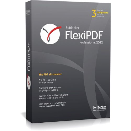 FlexiPDF Professional 2022 3 PCs, PC: 3 PCs, image 