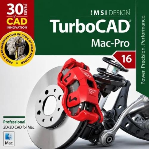 TurboCAD Mac 16 Pro, Runtime: 1 Year, image 